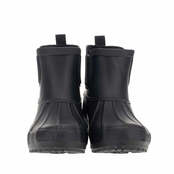 Chooka Winter Waterproof Rubber Plush Chelsea  Rain Boots Black Lined size 6 7 9 - Picture 4 of 9